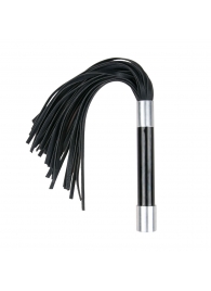 Черная плеть Easytoys Flogger With Metal Grip - 38 см. - Easy toys - купить с доставкой в Электростали