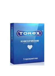 Гладкие презервативы Torex  Классические  - 3 шт. - Torex - купить с доставкой в Электростали