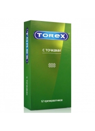 Текстурированные презервативы Torex  С точками  - 12 шт. - Torex - купить с доставкой в Электростали