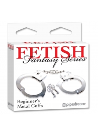 Металлические наручники Beginner s Metal Cuffs - Pipedream - купить с доставкой в Электростали