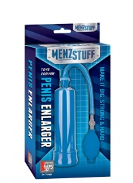 Синяя вакуумная помпа MENZSTUFF PENIS ENLARGER - Dream Toys - в Электростали купить с доставкой