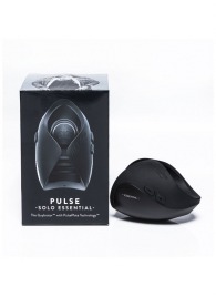 Черный инновационный мужской вибратор PULSE SOLO ESSENTIAL - Hot Octopuss - в Электростали купить с доставкой