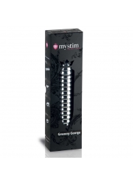 Рельефный фаллос для интенсивного электросекса Groovey George - 20 см. - MyStim - купить с доставкой в Электростали