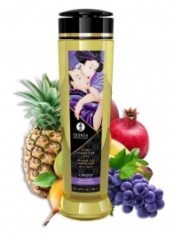 Массажное масло Libido Exotic Fruits с ароматом экзотических фруктов - 240 мл. - Shunga - купить с доставкой в Электростали