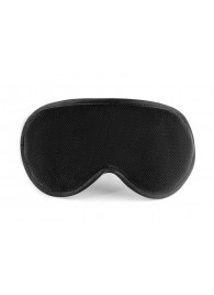 Черная сплошная маска на резиночке - БДСМ Арсенал - купить с доставкой в Электростали