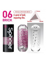 Мастурбатор SPINNER Brick - Tenga - в Электростали купить с доставкой