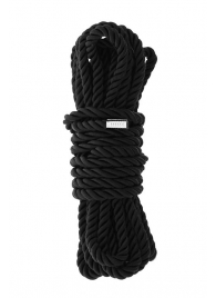 Черная веревка для шибари DELUXE BONDAGE ROPE - 5 м. - Dream Toys - купить с доставкой в Электростали