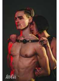 Черный кляп Love Addict на замочке - Lola Games - купить с доставкой в Электростали