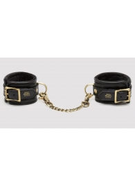 Черные наручники Bound to You Faux Leather Wrist Cuffs - Fifty Shades of Grey - купить с доставкой в Электростали