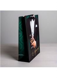 Бумажный пакет «Лучшему!» - 23 х 27 см. - Сима-Ленд - купить с доставкой в Электростали