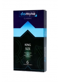 Презервативы увеличенного размера DOMINO Classic King size - 6 шт. - Domino - купить с доставкой в Электростали