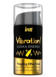 Жидкий интимный гель с эффектом вибрации Vibration! Vodka Energy - 15 мл. - INTT - купить с доставкой в Электростали