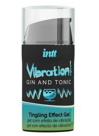 Жидкий интимный гель с эффектом вибрации Vibration! Gin   Tonic - 15 мл. - INTT - купить с доставкой в Электростали