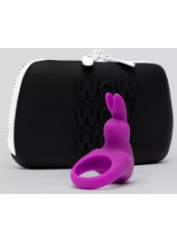 Фиолетовое эрекционное виброкольцо Happy Rabbit Cock Ring Kit - Happy Rabbit - в Электростали купить с доставкой