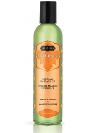 Массажное масло Naturals Tropical Mango с ароматом манго - 236 мл. - Kama Sutra - купить с доставкой в Электростали