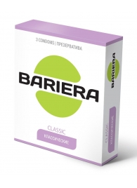 Классические презервативы Bariera Classic - 3 шт. - Bariera - купить с доставкой в Электростали