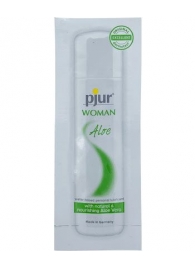 Лубрикант на водной основе pjur WOMAN Aloe - 2 мл. - Pjur - купить с доставкой в Электростали