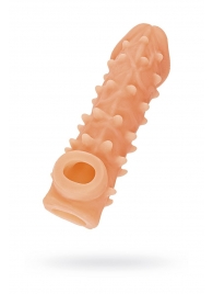 Телесная закрытая насадка с пупырышками Cock Sleeve Size S - 13,8 см. - KOKOS - в Электростали купить с доставкой