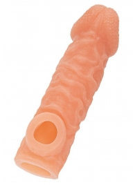 Телесная закрытая насадка с шершавой головкой Cock Sleeve Size S - 13,8 см. - KOKOS - в Электростали купить с доставкой