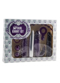 Набор фиолетовых стимуляторов Imperial Rabbit Kit - Toy Joy - купить с доставкой в Электростали