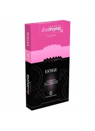 Презервативы с точками и рёбрышками DOMINO Classic Extase - 6 шт. - Domino - купить с доставкой в Электростали