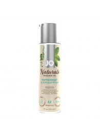 Массажное масло с ароматом перечной мяты и эвкалипта JO Naturals Peppermint   Eucalyptus - 120 мл. - System JO - купить с доставкой в Электростали