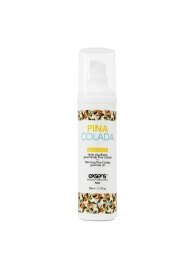 Разогревающее массажное масло с ароматом пина колада Gourmet Pina Colada - 50 мл. - Exsens - купить с доставкой в Электростали