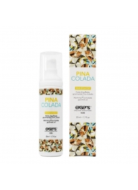 Разогревающее массажное масло с ароматом пина колада Gourmet Pina Colada - 50 мл. - Exsens - купить с доставкой в Электростали