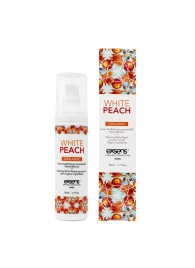 Разогревающее массажное масло Gourmet White Peach Organic с органическими ингредиентами - 50 мл. - Exsens - купить с доставкой в Электростали