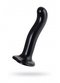 Черный стимулятор для пар P G-Spot Dildo Size M - 18 см. - Strap-on-me - в Электростали купить с доставкой