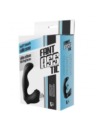 Черный вибромассажер простаты FantASStic Vibrating Prostate Massager - 11,3 см. - Dream Toys - в Электростали купить с доставкой