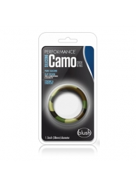 Эрекционное кольцо камуфляжной расцветки Silicone Camo Cock Ring - Blush Novelties - в Электростали купить с доставкой