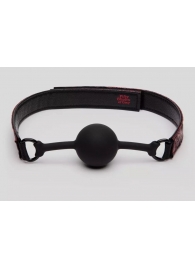 Кляп-шар на двусторонних ремешках Reversible Silicone Ball Gag - Fifty Shades of Grey - купить с доставкой в Электростали