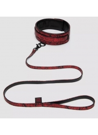 Стильный ошейник с поводком Reversible Faux Leather Collar and Lead - Fifty Shades of Grey - купить с доставкой в Электростали