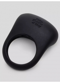 Черное эрекционное виброкольцо Sensation Rechargeable Vibrating Love Ring - Fifty Shades of Grey - в Электростали купить с доставкой