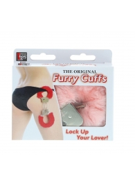 Металлические наручники с розовой меховой опушкой METAL HANDCUFF WITH PLUSH PINK - Dream Toys - купить с доставкой в Электростали