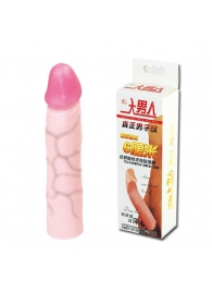 Удлиняющая насадка на пенис Deep Love - 21,5 см. - Baile - в Электростали купить с доставкой
