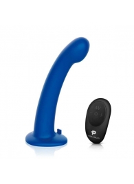 Синяя насадка Remote Control P-Spot G-Spot с черными трусиками - 20 см. - Pegasus - купить с доставкой в Электростали