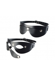 Черная кожаная маска  Новичок - Sitabella - купить с доставкой в Электростали