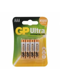 Батарейки алкалиновые GP Ultra Alkaline 24А AАA/LR03 - 4 шт. - Элементы питания - купить с доставкой в Электростали