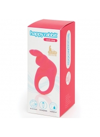 Розовое эрекционное виброкольцо Happy Rabbit Rechargeable Rabbit Cock Ring - Happy Rabbit - в Электростали купить с доставкой