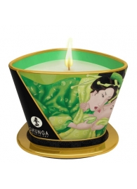 Массажная свеча Exotic Green Tea с ароматом зелёного чая - 170 мл. - Shunga - купить с доставкой в Электростали