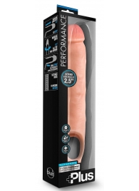 Телесная насадка-удлинитель 11.5 Inch Silicone Cock Sheath Penis Extender - 29,2 см. - Blush Novelties - в Электростали купить с доставкой