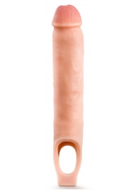 Телесная насадка-удлинитель 11.5 Inch Silicone Cock Sheath Penis Extender - 29,2 см. - Blush Novelties - в Электростали купить с доставкой