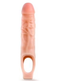 Телесная насадка на пенис 9 Inch Cock Sheath Extender - 22,2 см. - Blush Novelties - в Электростали купить с доставкой