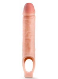 Телесная насадка на пенис 10 Inch Cock Sheath Extender - 25 см. - Blush Novelties - в Электростали купить с доставкой