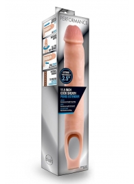 Телесная насадка на пенис 11.5 Inch Cock Sheath Penis Extender - 29,2 см. - Blush Novelties - в Электростали купить с доставкой