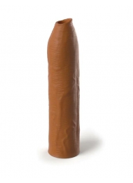 Кофейная насадка-удлинитель Uncut Silicone Penis Enhancer - 17,8 см. - Pipedream - в Электростали купить с доставкой