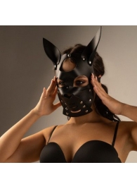 Черная маска  Собака  с ушками - Crazy Handmade - купить с доставкой в Электростали