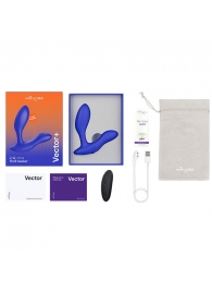 Синий анальный вибратор We-Vibe Vector+ - We-vibe - в Электростали купить с доставкой
